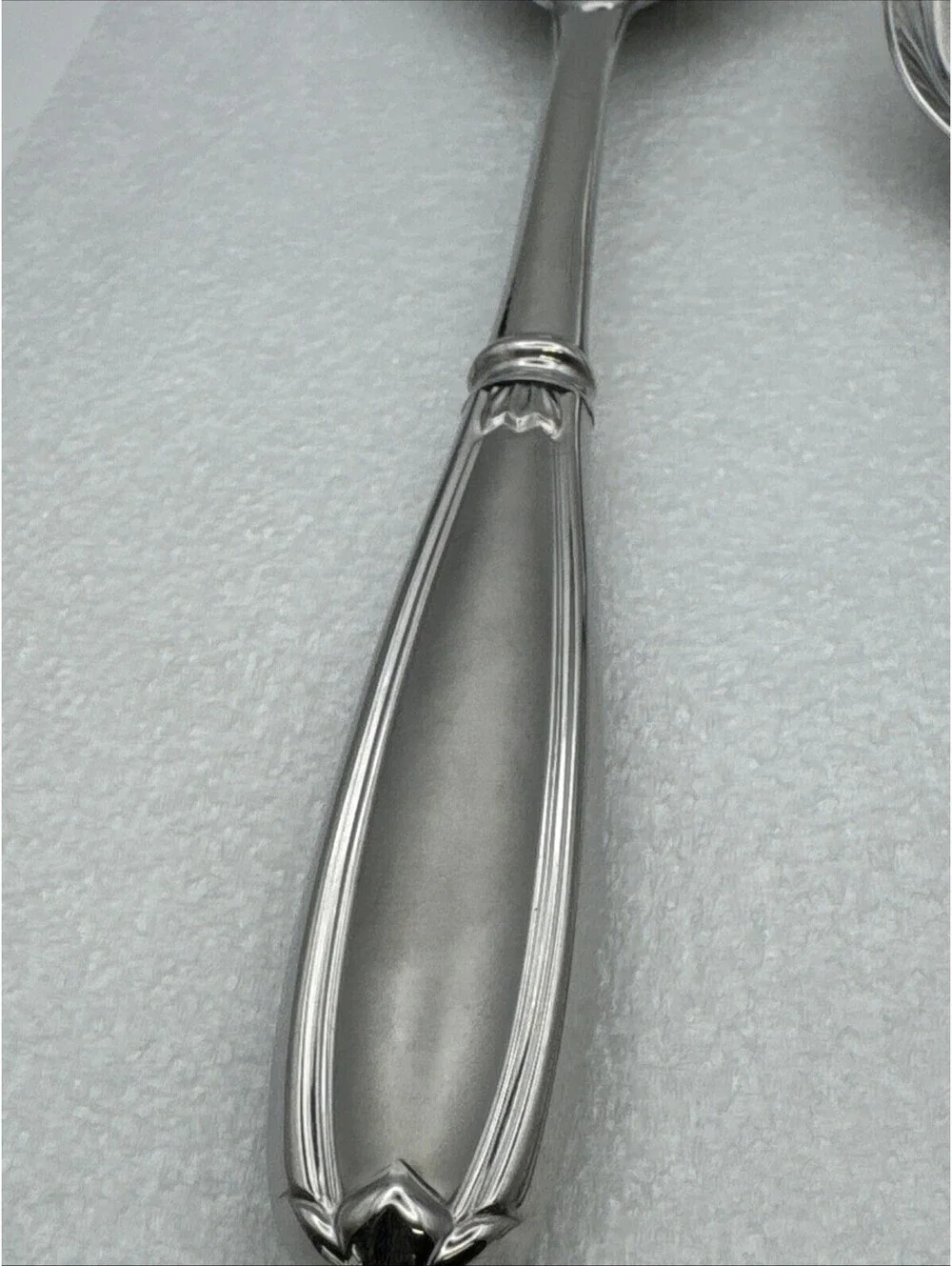 Princess House Barrington 18/10 Stainless Set Serving (2) & Slotted (1) Spoons